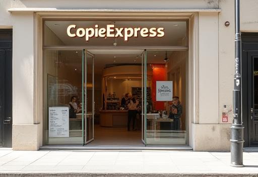 Entrée du centre CopieExpress FR à Lyon